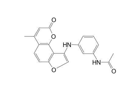 Acetamide, N-[3-(4-methyl-2-oxo-2H-furo[2,3-H]chromene-9-yl)aminophenyl]-