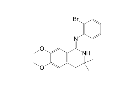 2-bromo-N-((1Z)-6,7-dimethoxy-3,3-dimethyl-3,4-dihydro-1(2H)-isoquinolinylidene)aniline
