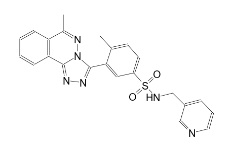4-methyl-3-(6-methyl[1,2,4]triazolo[3,4-a]phthalazin-3-yl)-N-(3-pyridinylmethyl)benzenesulfonamide