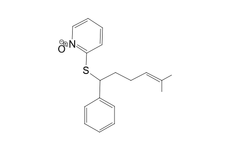 2-[1'-Phenyl-5'-methyl-4'-hexenylthio]pyridine - N-oxide