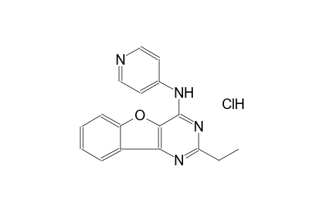 2-ethyl-N-(4-pyridinyl)[1]benzofuro[3,2-d]pyrimidin-4-amine hydrochloride