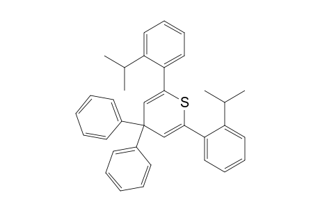 4H-Thiopyran, 2,6-bis[2-(1-methylethyl)phenyl]-4,4-diphenyl-