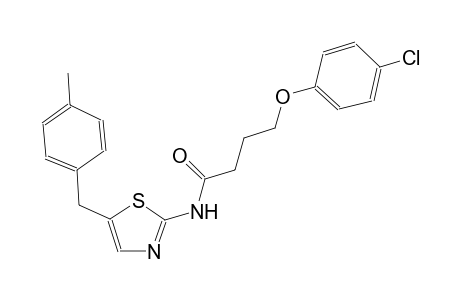 butanamide, 4-(4-chlorophenoxy)-N-[5-[(4-methylphenyl)methyl]-2-thiazolyl]-