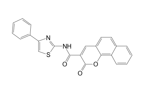 2-Oxo-N-(4-phenylthiazol-2-yl)-2H-benzo[h]chromene-3-carboxamide