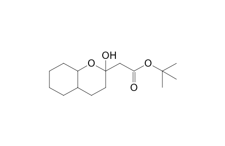 2-(2-hydroxy-3,4,4a,5,6,7,8,8a-octahydro-1-benzopyran-2-yl)acetic acid tert-butyl ester
