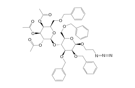 2-AZIDOETHYL-O-(2,3,4-TRI-O-ACETYL-6-O-BENZYL-BETA-D-GALACTOPYRANOSYL)-(1->4)-2,3,6-TRI-O-BENZYL-BETA-D-MANNOPYRANOSIDE