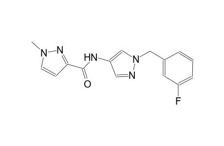 N-[1-(3-fluorobenzyl)-1H-pyrazol-4-yl]-1-methyl-1H-pyrazole-3-carboxamide