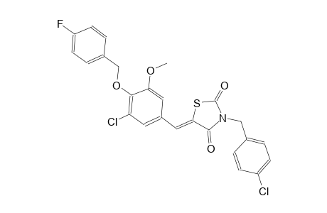 2,4-thiazolidinedione, 5-[[3-chloro-4-[(4-fluorophenyl)methoxy]-5-methoxyphenyl]methylene]-3-[(4-chlorophenyl)methyl]-, (5Z)-