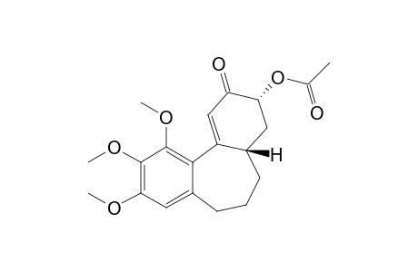 (3.alpha.,4a.beta.)-3-Acetoxy-3,4,4a,5,6,7-hexahydro-9,10,11-trimethoxy-2H-dibenzo[a,c]cyclohepten-2-one