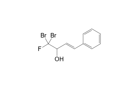 (E)-1,1-Dibromo-1-fluoro-4-phenyl-3-buten-2-ol