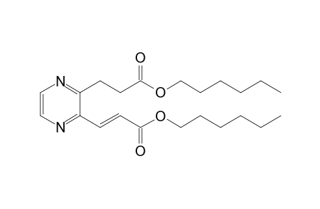 (E)-Hexyl 3-(3-(3-(hexyloxy)-3-oxopropyl)pyrazin-2-yl)acrylate