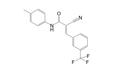 (2E)-2-cyano-N-(4-methylphenyl)-3-[3-(trifluoromethyl)phenyl]-2-propenamide