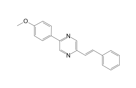 (E)-2-(4-Methoxyphenyl)-5-styrylpyrazine