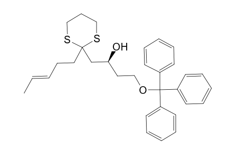 (2S)-1-[2-[(E)-pent-3-enyl]-1,3-dithian-2-yl]-4-(triphenylmethyl)oxy-2-butanol