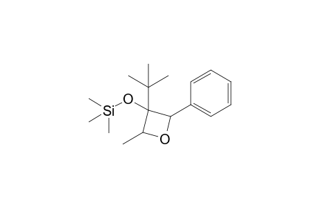 3-(1',1'-Dimethylethyl)-4-methyl-2-phenyl-3-[(trimethylsilyl)oxy]oxetane