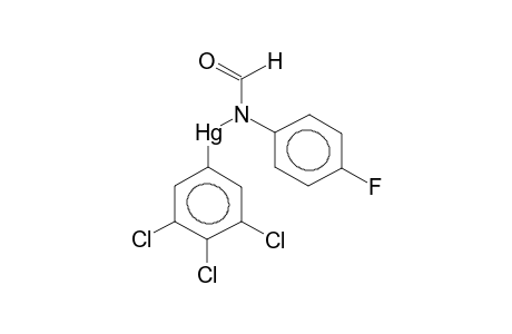 N-(3,4,5-TRICHLOROPHENYLMERCURO)-N-(4-FLUOROPHENYL)FORMAMIDE
