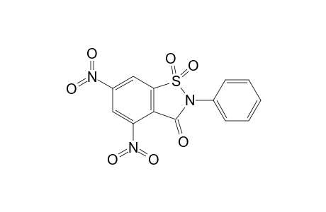 1,1-Diketo-4,6-dinitro-2-phenyl-1,2-benzothiazol-3-one