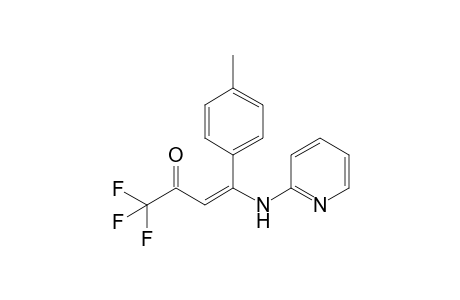 N-[1-(4-Methylphenyl)-3-oxo-4,4,4-trifluorobut-1-en-1-yl]-2-aminopyridine
