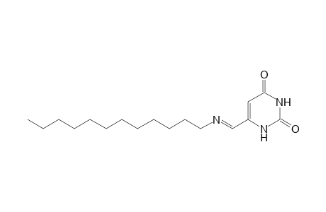6-[(Dodecylimino)methyl]uracil