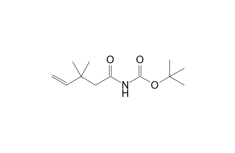 tert-Butyl 3,3-Dimethylpent-4-enoylcarbamate