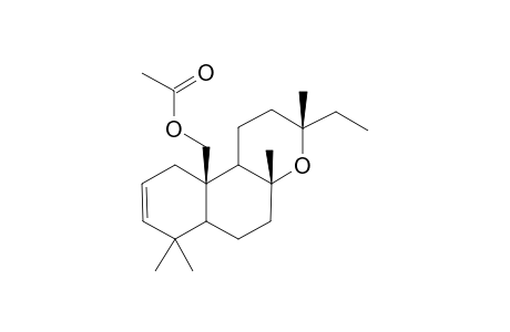 8a,13-epoxylabd-1-en- and 8a,13-epoxylabd-2-en-20yl acetate (1:5 mixture)
