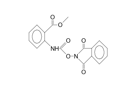 2-Phthalimidoyloxycarbamino-benzoic acid, methyl ester