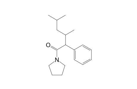 Pyrrolidine, 1-(3,5-dimethyl-1-oxo-2-phenylhexyl)-