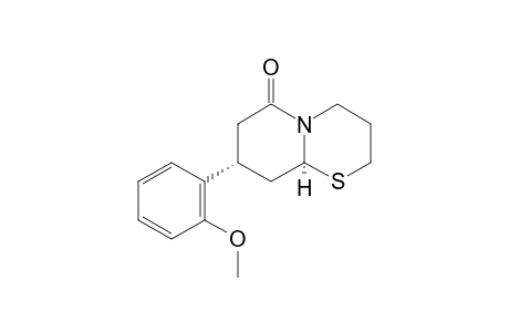 (8R,9aS)-8-(2-methoxyphenyl)-3,4,7,8,9,9a-hexahydro-2H-pyrido[6,1-b][1,3]thiazin-6-one