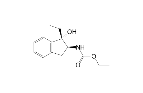 trans-(1S,2S)-1-Ethyl-2-[(N-ethoxycarbonyl)amino]-1-indanol