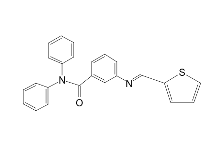 Benzamide, N,N-diphenyl-3-[(thiophen-2-ylmethylene)amino]-