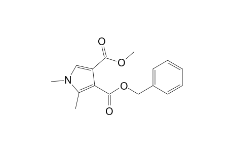 3-Benzyl 4-methyl 1,2-dimethyl-1H-pyrrole-3,4-dicarboxylate