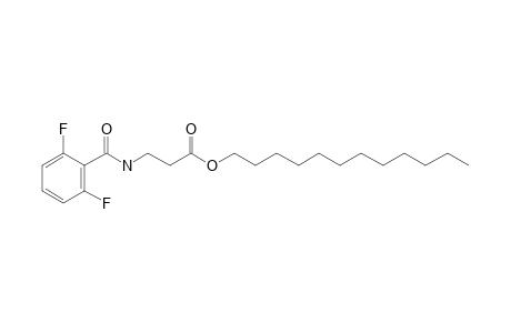 .beta.-Alanine, N-(2,6-difluorobenzoyl)-, dodecyl ester