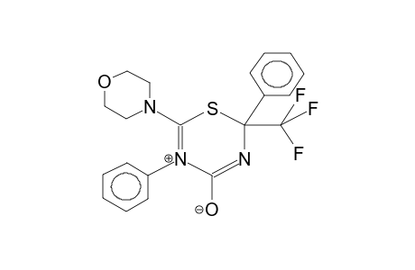 6-MORPHOLINO-2,5-DIPHENYL-2-TRIFLUOROMETHYL-2H-1,3,5-THIADIAZIN-5-IO-4-OLATE