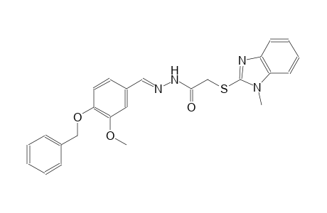 acetic acid, [(1-methyl-1H-benzimidazol-2-yl)thio]-, 2-[(E)-[3-methoxy-4-(phenylmethoxy)phenyl]methylidene]hydrazide