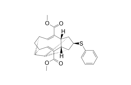 Dimethyl (1.alpha.,2.beta.,3.alpha.,3a.beta.,6.alpha.,8.alpha.,10a.beta.)-1,2,3,3a,6,7,8,10a-octahydro-2-(phenylthio)-1,3:6,8-ethanediylidenecyclopentacyclononene-4,10-dicarboxylate