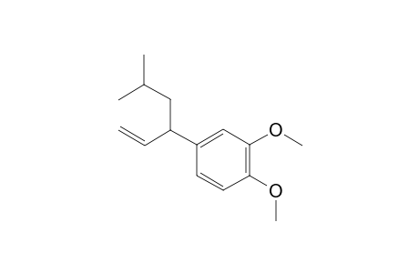 1,2-dimethoxy-4-(5-methylhex-1-en-3-yl)benzene