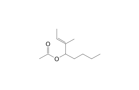 (E)-4-Acetoxy-3-methyl-2-octene