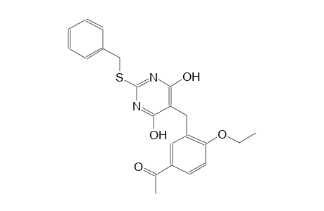 ethanone, 1-[3-[[4,6-dihydroxy-2-[(phenylmethyl)thio]-5-pyrimidinyl]methyl]-4-ethoxyphenyl]-