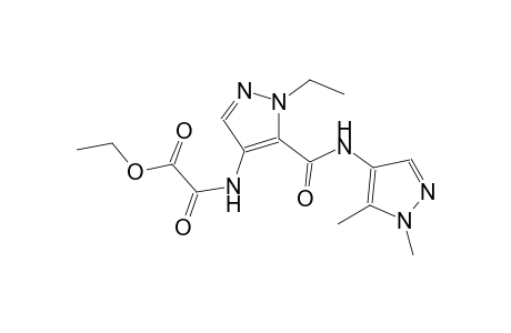 ethyl [(5-{[(1,5-dimethyl-1H-pyrazol-4-yl)amino]carbonyl}-1-ethyl-1H-pyrazol-4-yl)amino](oxo)acetate