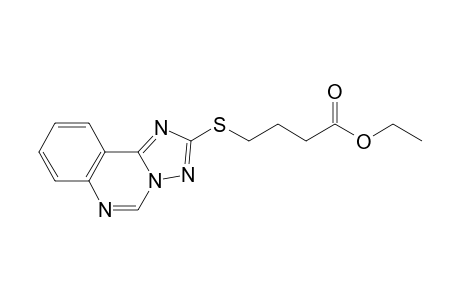 4-([1,2,4]Triazolo[1,5-c]quinazoline-2-ylthio)butyric Acid Ethyl Ester