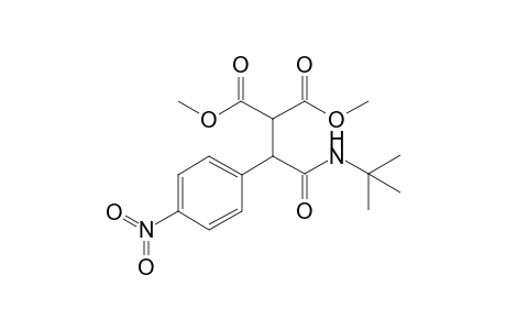 Dimethyl 2-[1-p-nitrophenyl-2-(tert-butylamino)-2-oxoetyl]malonata