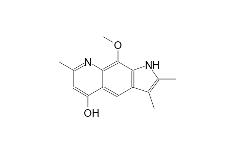 9-methoxy-2,3,7-trimethyl-1H-pyrrolo[3,2-g]quinolin-5-ol