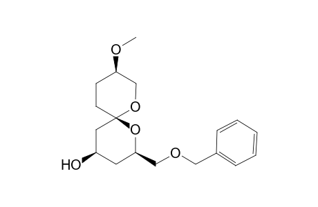 (2R,4R,6R,9R)-2-((Benzyloxy)methyl)-9-methoxy-1,7-dioxaspiro[5.5]undecan-4-ol