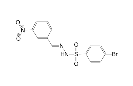 4-bromo-N'-[(E)-(3-nitrophenyl)methylidene]benzenesulfonohydrazide