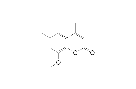 8-Methoxy-4,6-dimethyl-1-benzopyran-2-one
