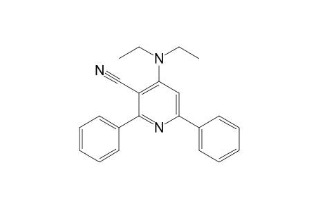 3-Cyano-2,6-diphenyl-4-(N,N-diethylamino)pyridine