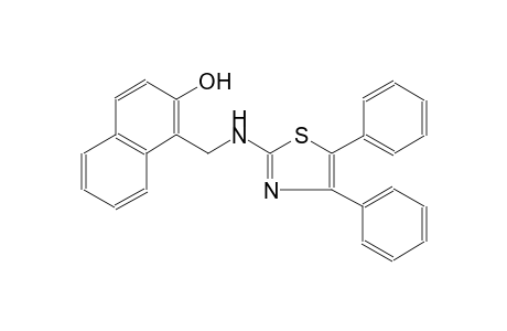 1-{[(4,5-diphenyl-1,3-thiazol-2-yl)amino]methyl}-2-naphthol