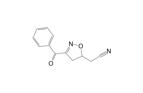 2-(3-benzoyl-2-isoxazolin-5-yl)acetonitrile