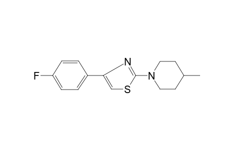 Thiazole, 4-(4-fluorophenyl)-2-(4-methyl-1-piperidyl)-