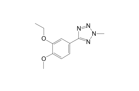 2H-1,2,3,4-Tetrazole, 5-(3-ethoxy-4-methoxyphenyl)-2-methyl-